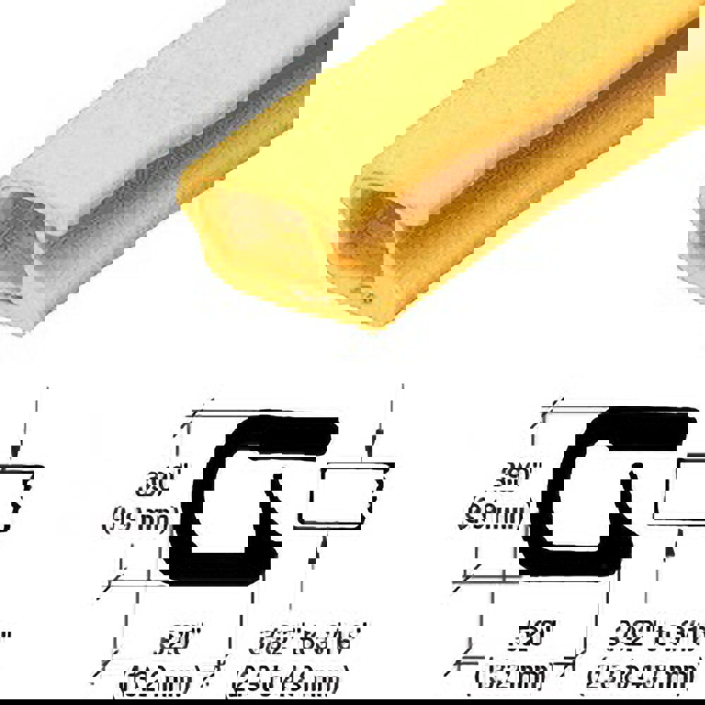 Automotive Replacement Parts; Type: Edge Trim ; Application: Edge Trim, Standard Single Lip Trim with Segmented Steel Core, .090